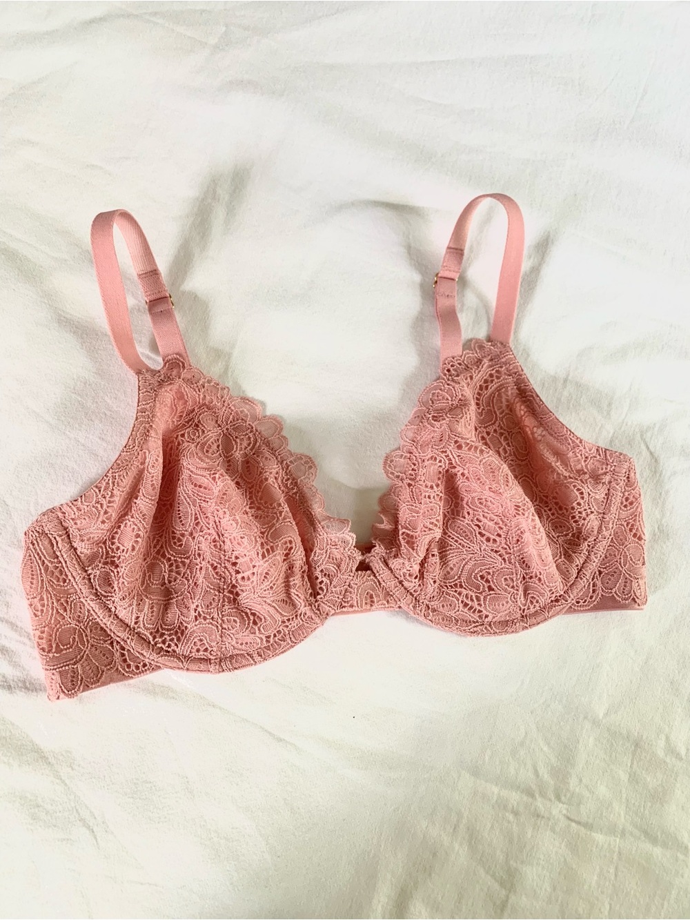 Soma Unlined Plunge Bra. 34 D